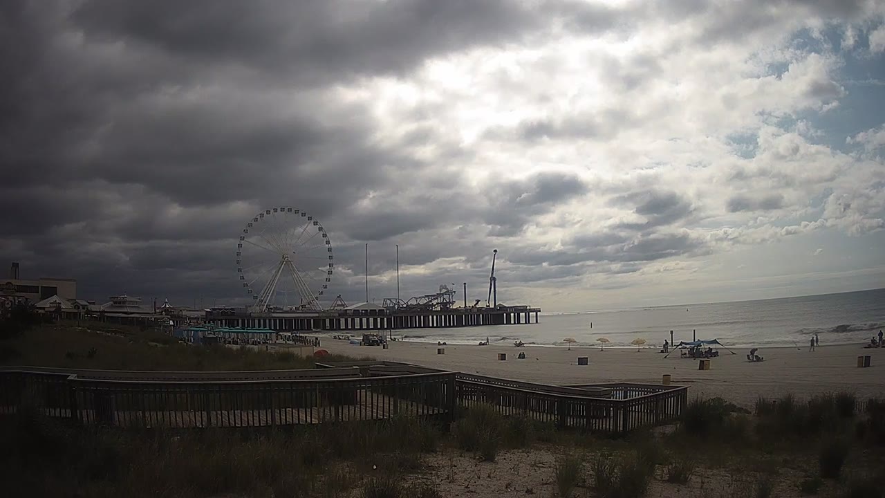 Atlantic City Boardwalk & Steel Pier View — Atlantic City, NJ live camera thumbnail