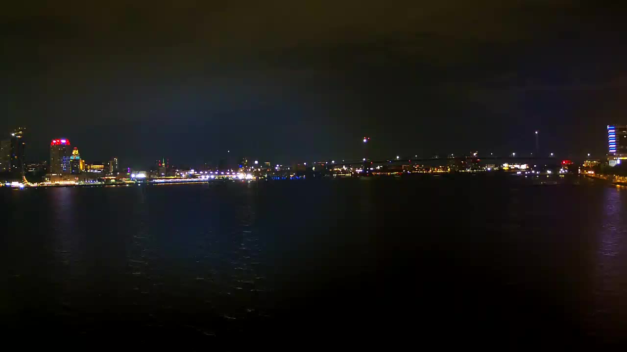 Battleship New Jersey & Ben Franklin Bridge — Camden, NJ live camera thumbnail