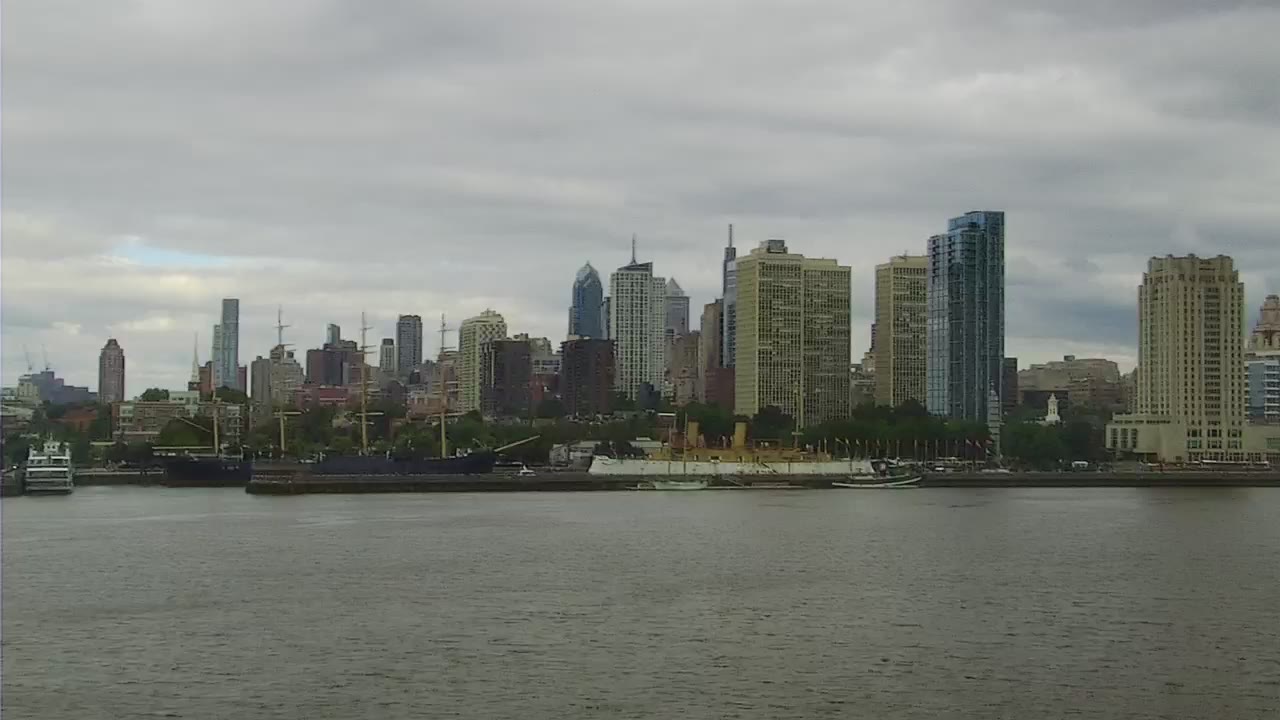 Battleship New Jersey – Bow View — Camden, NJ live camera thumbnail