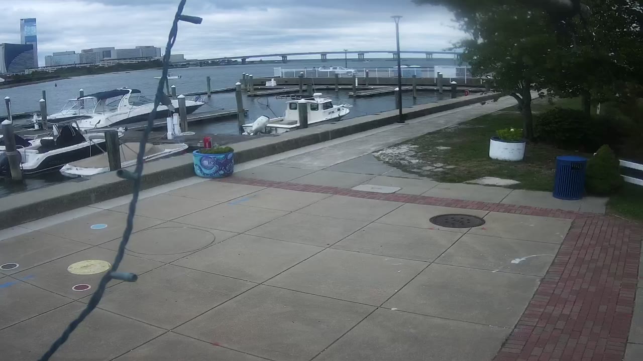 AC Aquarium Gardners Basin Looking Northwest — Atlantic City, NJ live camera thumbnail
