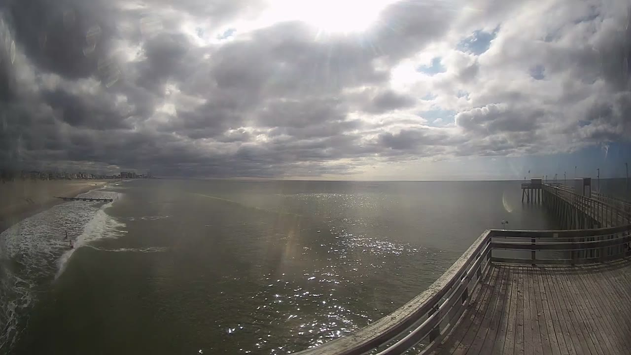 Margate Fishing Pier Panoramic Cam – Looking North for Surfers — Margate, NJ live camera thumbnail