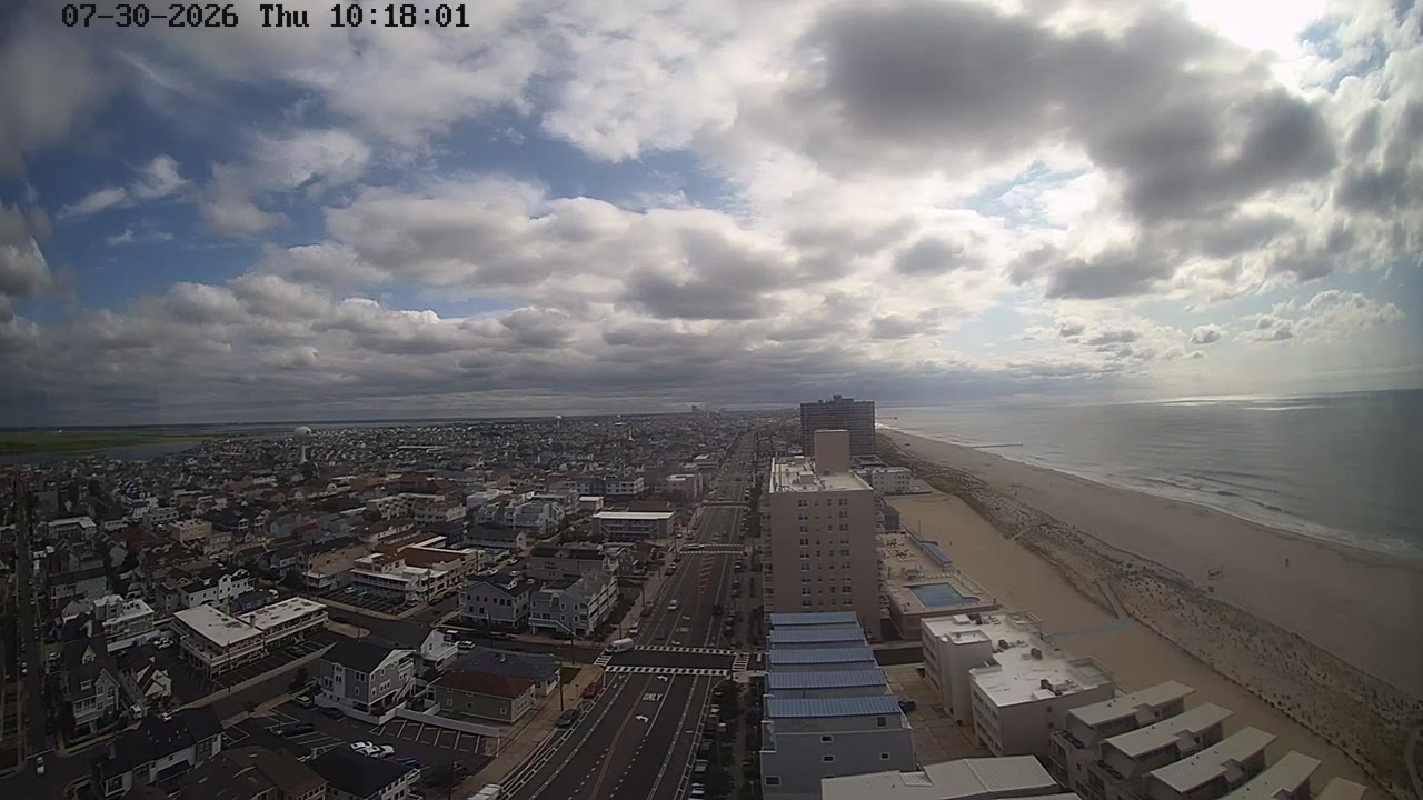 9600 Atlantic Avenue Panoramic Camera Looking North — Margate, NJ live camera thumbnail