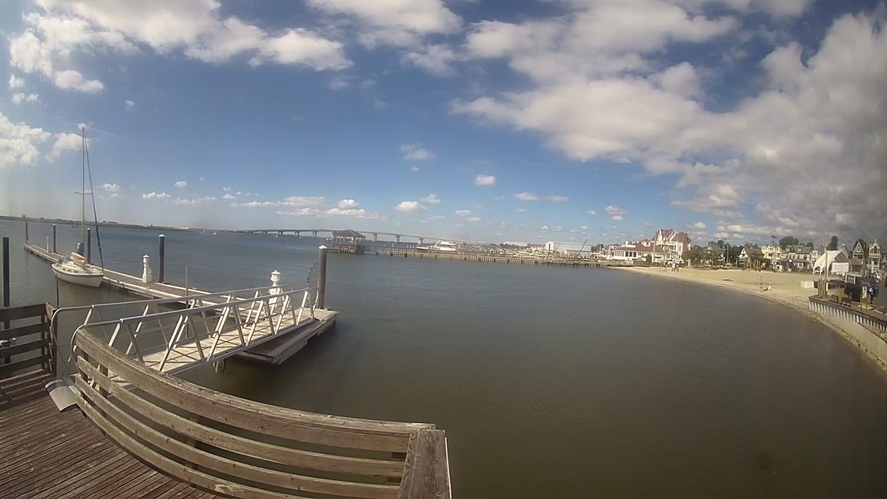 Higbee Beach Dock Cam Looking South — Somers Point, NJ live camera thumbnail