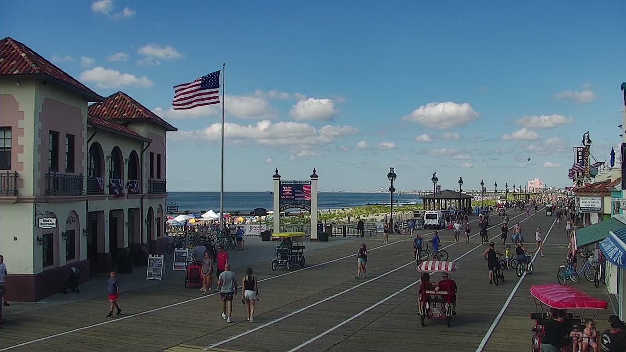 Hollywood Arcade Boardwalk — Ocean City, NJ live camera thumbnail