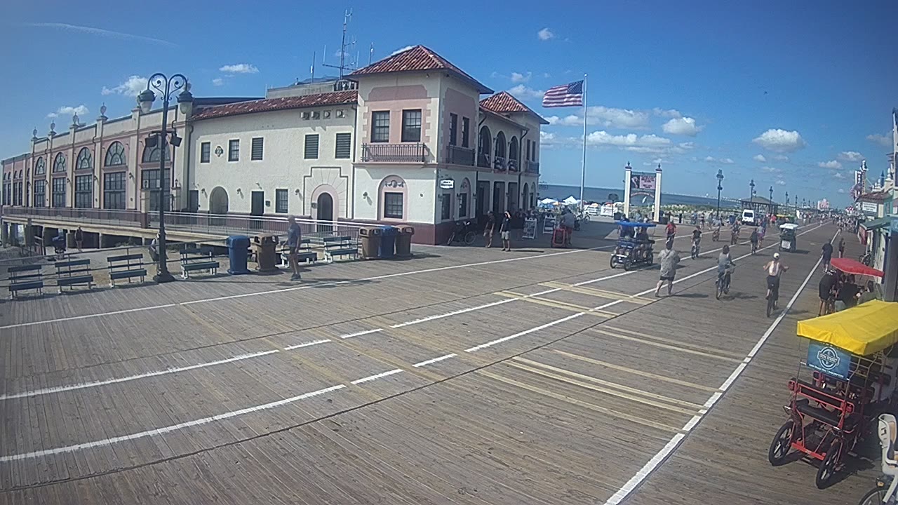 Hollywood Arcade Boardwalk South — Ocean City — Ocean City, NJ live camera thumbnail