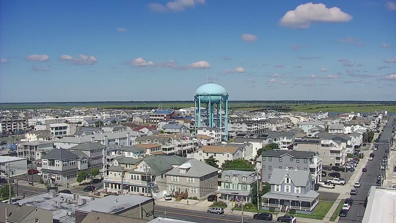 Spinnaker PTZ Cam – Southwest Skyline, Sea Isle City Boardwalk — Sea Isle City, NJ live camera thumbnail
